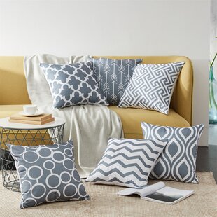 Wayfair Outdoor Pillows You Ll Love In 2022   Outdoor Square Pillow Cover Set Of 6 